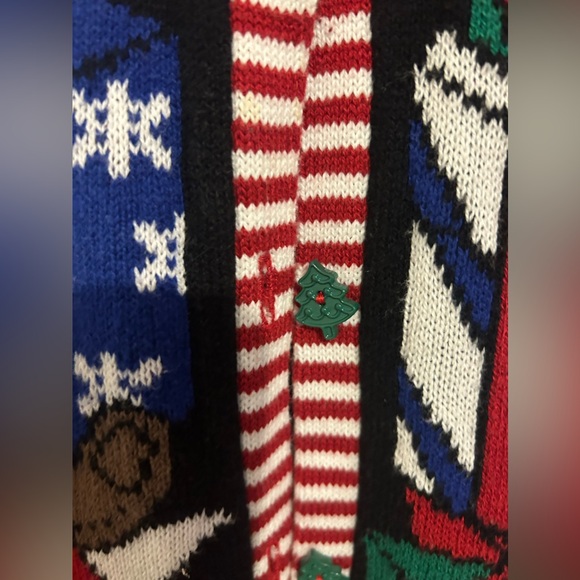 Ugly Christmas sweater cardigan - Picture 3 of 7